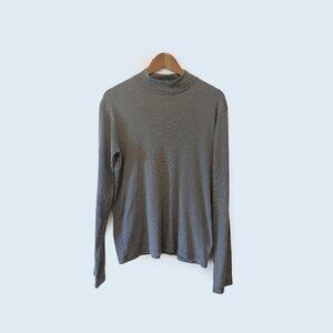 AGNES B - Mock turtleneck cotton sweater - Sz S